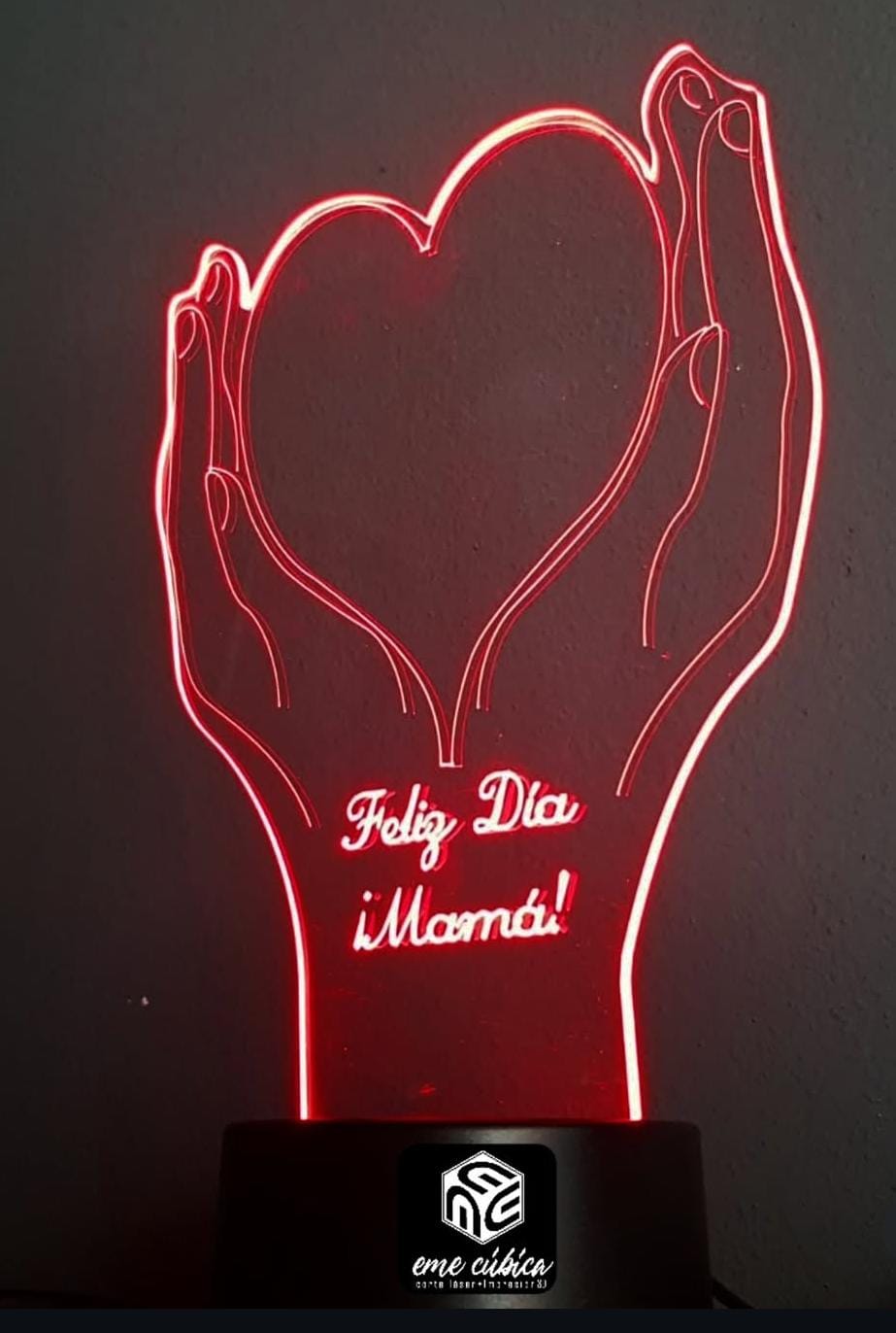 Lámpara LED personalizada